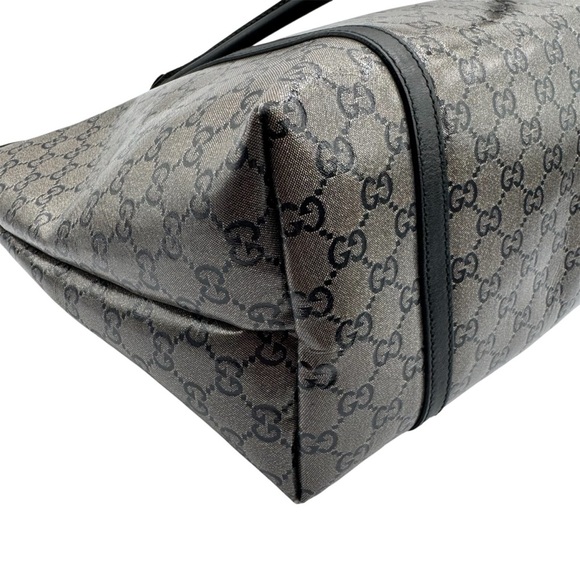 Gucci Black and Gray Signature Tote | Good Condition - Picture 6 of 17